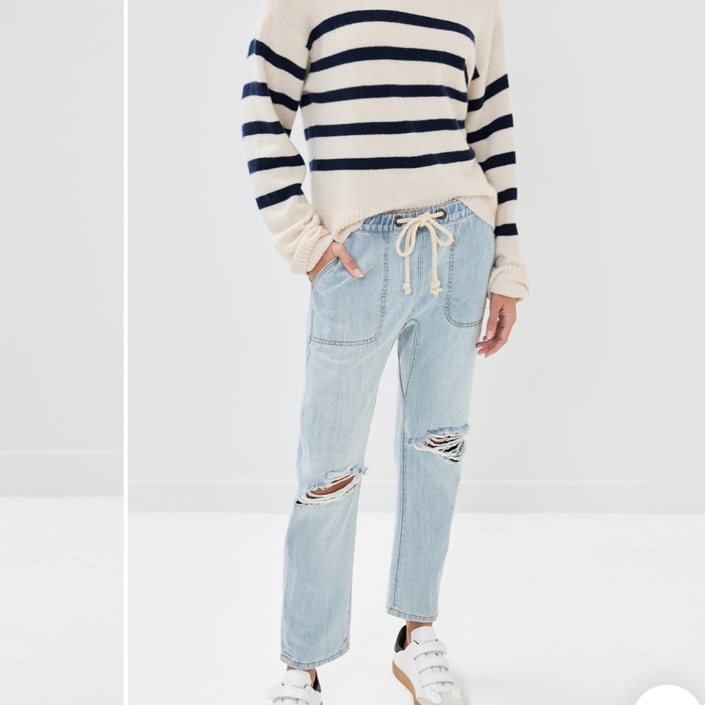 ONE TEASPOON Shabbies Drawstring Boyfriend Jeans Medium